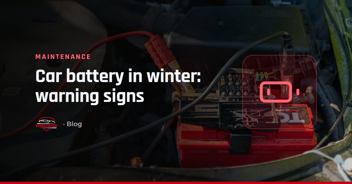 Cover: car battery in winter, warning signs it is about to fail