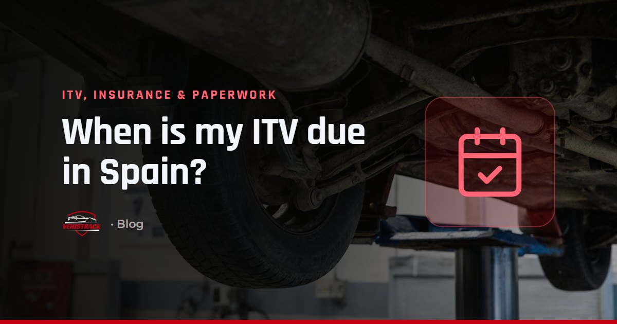 Cover: when the ITV inspection is due in Spain by vehicle type