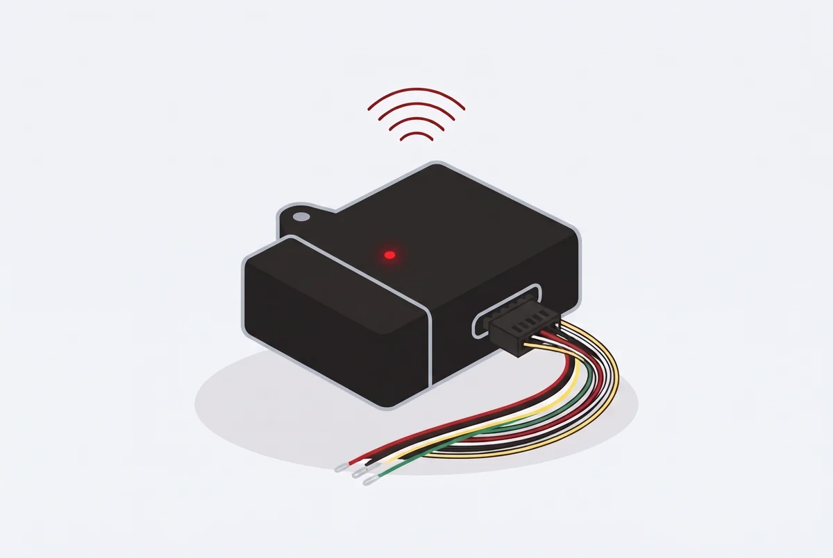Localizador GPS de Vehistrack para furgonetas y flotas, de instalación cableada